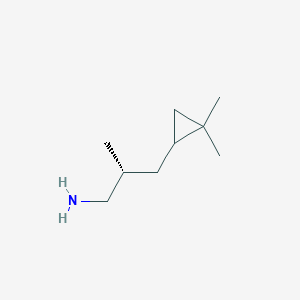 molecular formula C9H19N B2502914 (2R)-3-(2,2-Dimethylcyclopropyl)-2-methylpropan-1-amine CAS No. 2248212-93-1