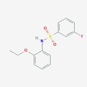 N-(2-ethoxyphenyl)-3-fluorobenzenesulfonamide