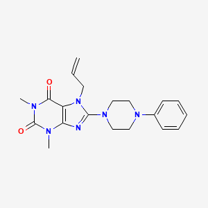 7-allyl-1,3-dimethyl-8-(4-phenylpiperazin-1-yl)-1H-purine-2,6(3H,7H)-dione