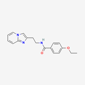 molecular formula C18H19N3O2 B2502945 4-乙氧基-N-(2-咪唑并[1,2-a]吡啶-2-基乙基)苯甲酰胺 CAS No. 868977-63-3