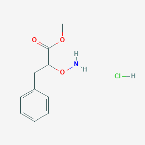 molecular formula C10H14ClNO3 B2502979 盐酸2-(氨基氧)-3-苯基丙酸甲酯 CAS No. 152171-73-8