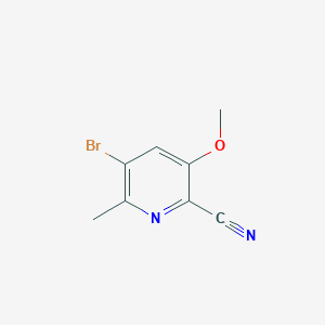5-Bromo-3-methoxy-6-methylpyridine-2-carbonitrile
