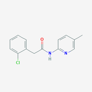 2-(2-chlorophenyl)-N-(5-methyl-2-pyridinyl)acetamide