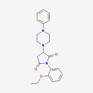 1-(2-Ethoxyphenyl)-3-(4-phenylpiperazin-1-yl)pyrrolidine-2,5-dione