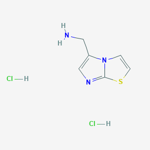 Imidazo[2,1-b]thiazol-5-ylmethanamine dihydrochloride