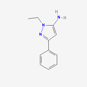 1-ethyl-3-phenyl-1H-pyrazol-5-amine