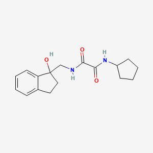 N1-cyclopentyl-N2-((1-hydroxy-2,3-dihydro-1H-inden-1-yl)methyl)oxalamide