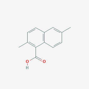 molecular formula C13H12O2 B2503037 2,6-二甲基萘-1-羧酸 CAS No. 33121-71-0