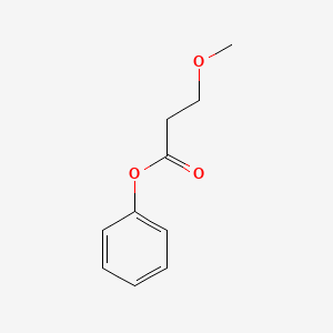 molecular formula C10H12O3 B2503042 3-Methoxypropionic acid phenyl ester CAS No. 99186-46-6