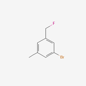 molecular formula C8H8BrF B2503052 1-Bromo-3-(fluoromethyl)-5-methylbenzene CAS No. 2244087-79-2