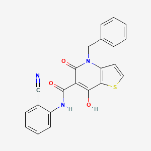 N-[4-(1,3-benzothiazol-2-yl)-2-methylphenyl]-3-fluoro-4-methylbenzenesulfonamide