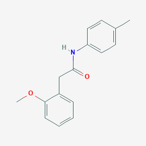 molecular formula C16H17NO2 B250310 2-(2-methoxyphenyl)-N-(4-methylphenyl)acetamide 