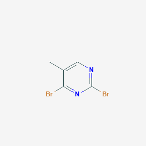 molecular formula C5H4Br2N2 B2503103 2,4-Dibromo-5-methylpyrimidine CAS No. 494194-61-5; 79055-50-8