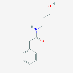 molecular formula C11H15NO2 B250313 N-(3-hydroxypropyl)-2-phenylacetamide 