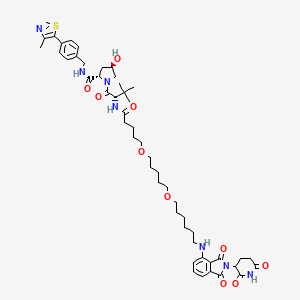 molecular formula C51H69N7O10S B2503138 Crbn-6-5-5-vhl CAS No. 2362575-45-7