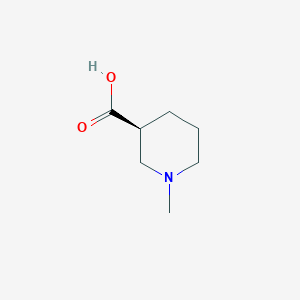 molecular formula C7H13NO2 B2503152 (S)-1-Methylpiperidine-3-carboxylic acid CAS No. 145678-68-8; 5657-70-5; 952480-19-2