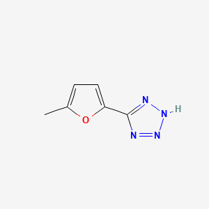 molecular formula C6H6N4O B2503153 5-(5-甲基-2-呋喃基)-2H-四唑 CAS No. 60838-03-1