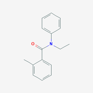 molecular formula C16H17NO B250316 N-ethyl-2-methyl-N-phenylbenzamide 