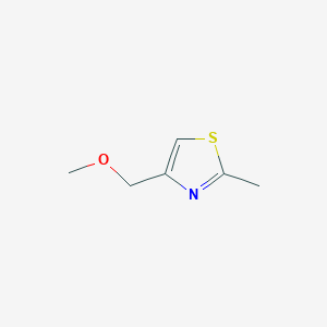 molecular formula C6H9NOS B2503179 4-(Methoxymethyl)-2-methyl-1,3-thiazole CAS No. 478031-96-8