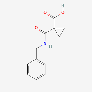 molecular formula C12H13NO3 B2503193 1-Benzylcarbamoyl-cyclopropanecarboxylic acid CAS No. 196211-13-9