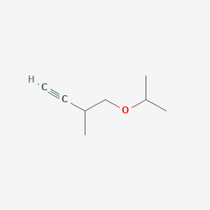 molecular formula C8H14O B2503276 3-Methyl-4-propan-2-yloxybut-1-yne CAS No. 2229611-09-8