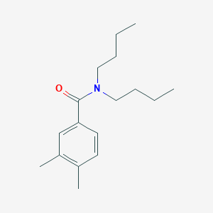 molecular formula C17H27NO B250328 N,N-dibutyl-3,4-dimethylbenzamide 