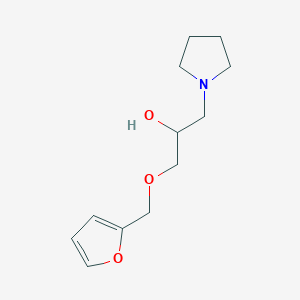 1-(Furan-2-ylmethoxy)-3-(pyrrolidin-1-yl)propan-2-ol