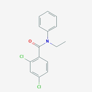 molecular formula C15H13Cl2NO B250331 2,4-dichloro-N-ethyl-N-phenylbenzamide 