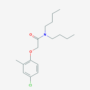molecular formula C17H26ClNO2 B250332 N,N-dibutyl-2-(4-chloro-2-methylphenoxy)acetamide 