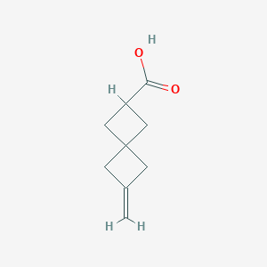 molecular formula C9H12O2 B2503359 2-Methylidenespiro[3.3]heptane-6-carboxylic acid CAS No. 2248366-74-5