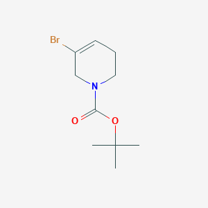 molecular formula C10H16BrNO2 B2503360 Tert-butyl 5-bromo-1,2,3,6-tetrahydropyridine-1-carboxylate CAS No. 1415841-82-5