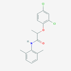 molecular formula C17H17Cl2NO2 B250345 2-(2,4-dichlorophenoxy)-N-(2,6-dimethylphenyl)propanamide 