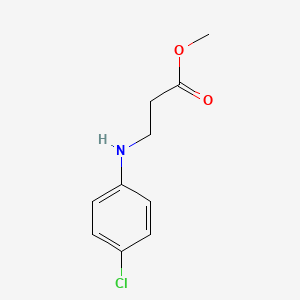 molecular formula C10H12ClNO2 B2503456 Methyl 3-(4-chloroanilino)propanoate CAS No. 21911-88-6
