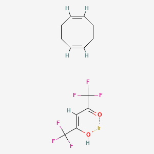 B2503484 (1Z,5Z)-cycloocta-1,5-diene;(Z)-1,1,1,5,5,5-hexafluoro-4-hydroxypent-3-en-2-one;iridium CAS No. 34801-95-1