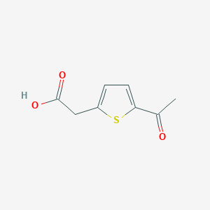 molecular formula C8H8O3S B2503487 (5-乙酰噻吩-2-基)乙酸 CAS No. 66738-55-4