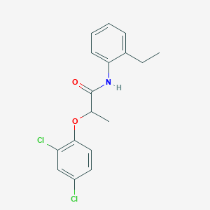 molecular formula C17H17Cl2NO2 B250350 2-(2,4-dichlorophenoxy)-N-(2-ethylphenyl)propanamide 