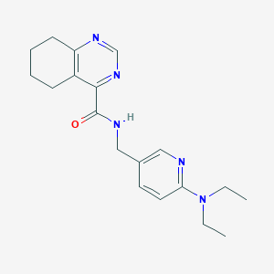 molecular formula C19H25N5O B2503516 N-[[6-(Diethylamino)pyridin-3-yl]methyl]-5,6,7,8-tetrahydroquinazoline-4-carboxamide CAS No. 2415531-00-7