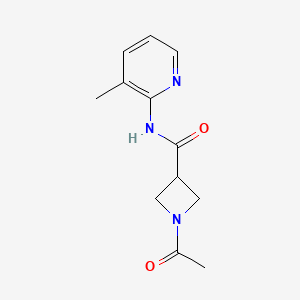 molecular formula C12H15N3O2 B2503522 1-acétyl-N-(3-méthylpyridin-2-yl)azétidine-3-carboxamide CAS No. 1421444-86-1