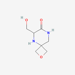 6-(Hydroxymethyl)-2-oxa-5,8-diazaspiro[3.5]nonan-7-one
