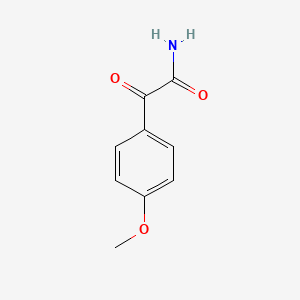molecular formula C9H9NO3 B2503571 2-(4-甲氧基苯基)-2-氧代乙酰胺 CAS No. 935764-11-7