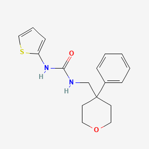 molecular formula C17H20N2O2S B2503584 1-((4-苯基四氢-2H-吡喃-4-基)甲基)-3-(噻吩-2-基)脲 CAS No. 1210635-61-2