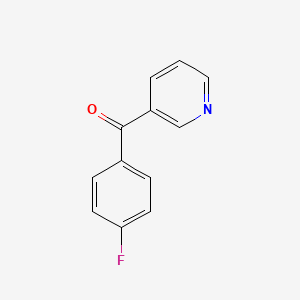 molecular formula C12H8FNO B2503591 (4-Fluorophenyl)(pyridin-3-yl)methanone CAS No. 52779-56-3