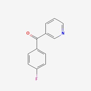 molecular formula C12H8FNO B2503591 (4-Fluorophényl)(pyridin-3-yl)méthanone CAS No. 52779-56-3