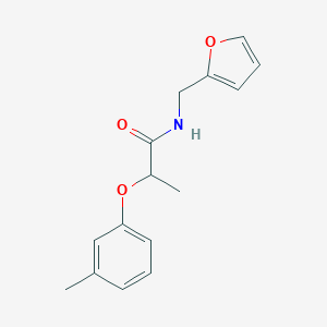 N-(2-furylmethyl)-2-(3-methylphenoxy)propanamide