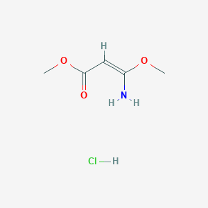Methyl (E)-3-amino-3-methoxyprop-2-enoate;hydrochloride
