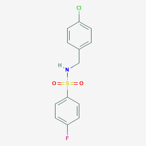 N-(4-chlorobenzyl)-4-fluorobenzenesulfonamide