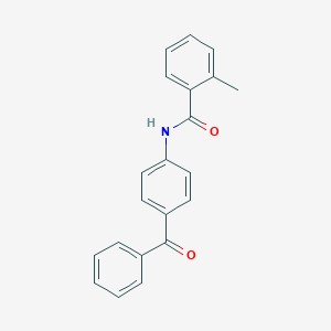 N-(4-benzoylphenyl)-2-methylbenzamide