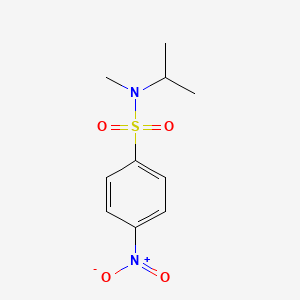 molecular formula C10H14N2O4S B2503669 N-Isopropyl-N-methyl-4-nitrobenzenesulfonamide CAS No. 1394765-89-9