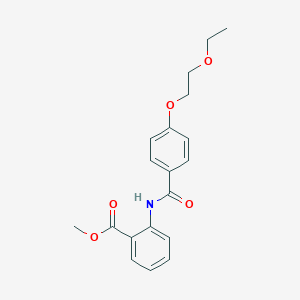 Methyl 2-{[4-(2-ethoxyethoxy)benzoyl]amino}benzoate