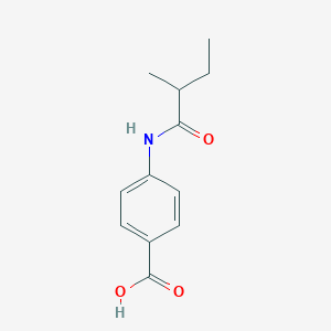 4-[(2-Methylbutanoyl)amino]benzoic acid